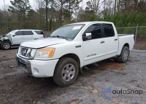 2014 Nissan Titan Sv из США, поврежденный, VIN 1N6BA0ED6EN503671